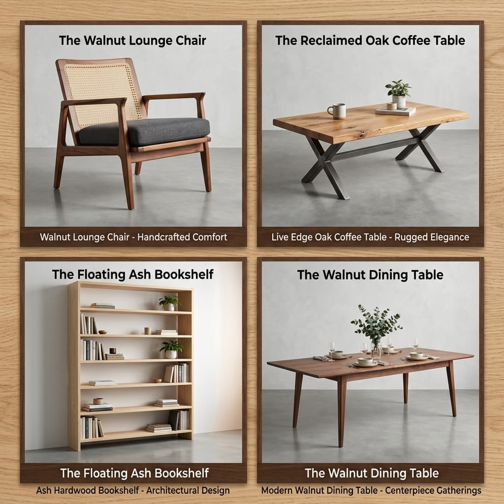 Gallery of custom built DIY woodworking projects and wood furniture from Teds Woodworking plans